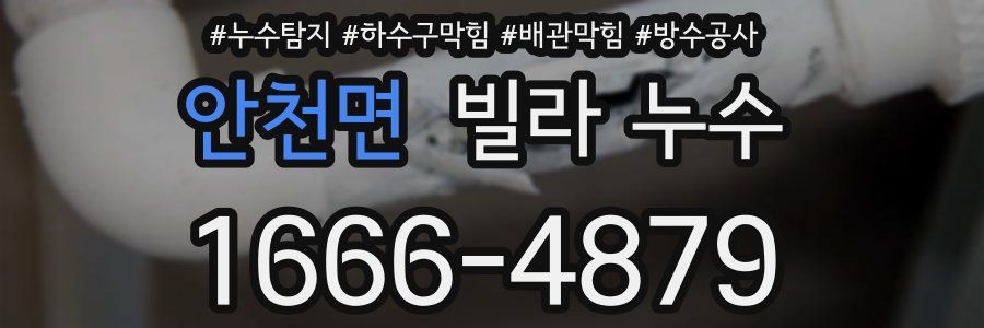 안천면 빌라 누수