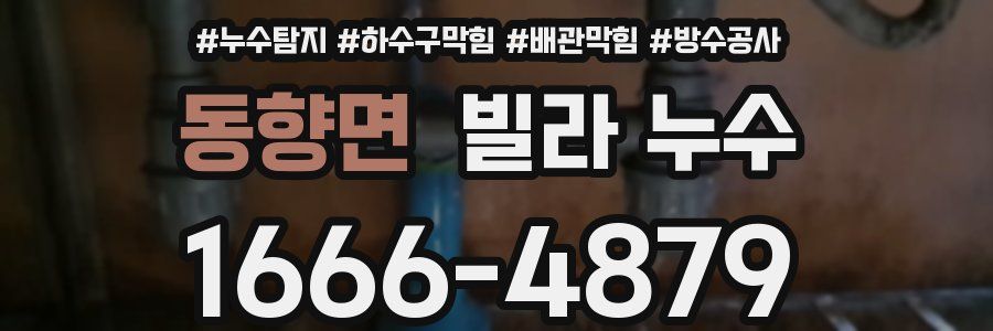 동향면 빌라 누수