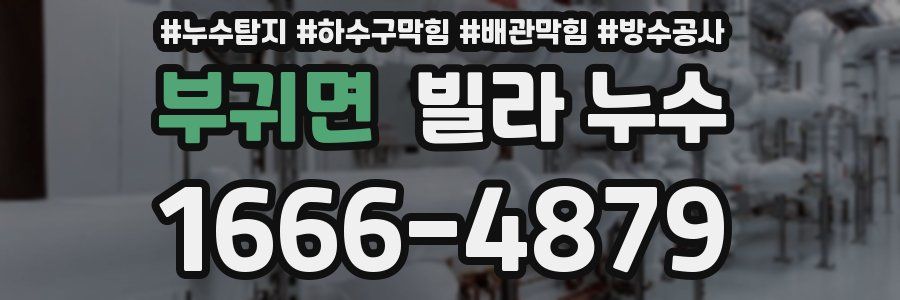 부귀면 빌라 누수