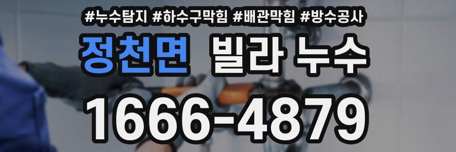 정천면 빌라 누수