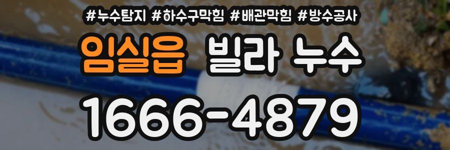 임실읍 빌라 누수