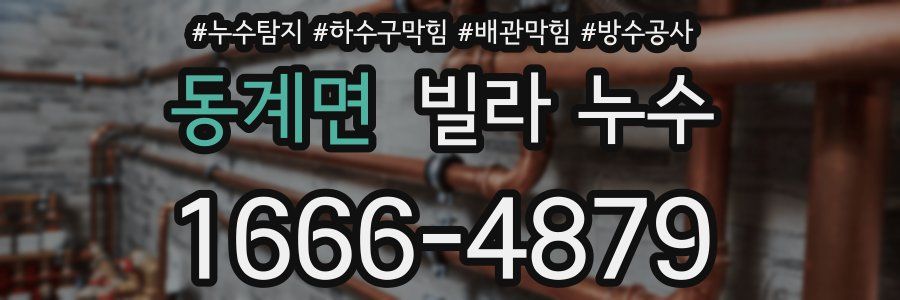 동계면 빌라 누수