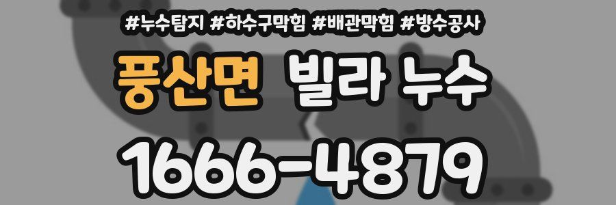 풍산면 빌라 누수