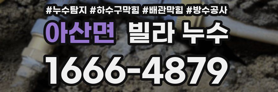 아산면 빌라 누수