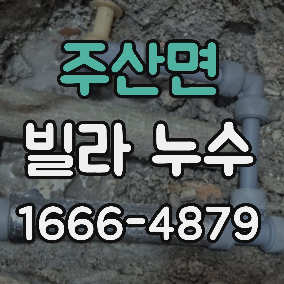 주산면 빌라 누수