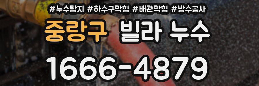 중랑구 빌라 누수