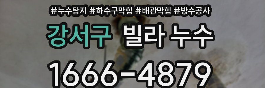 강서구 빌라 누수