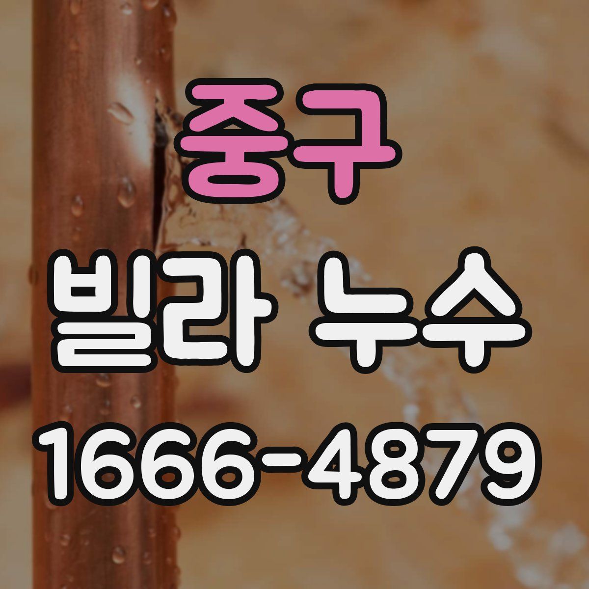 중구 빌라 누수