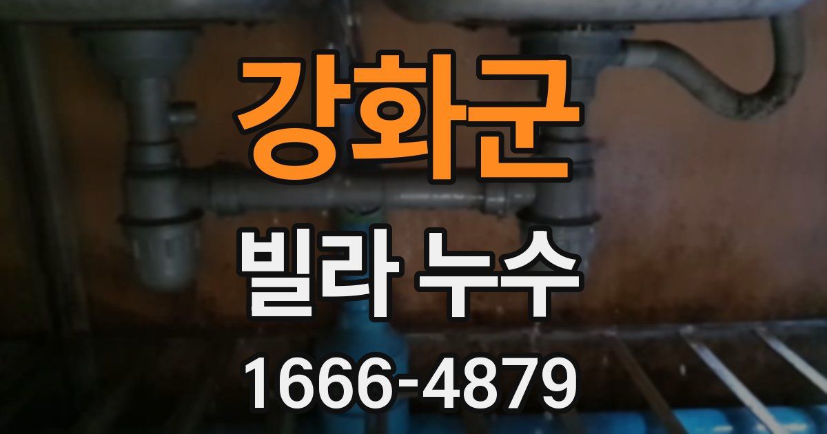 강화군 빌라 누수
