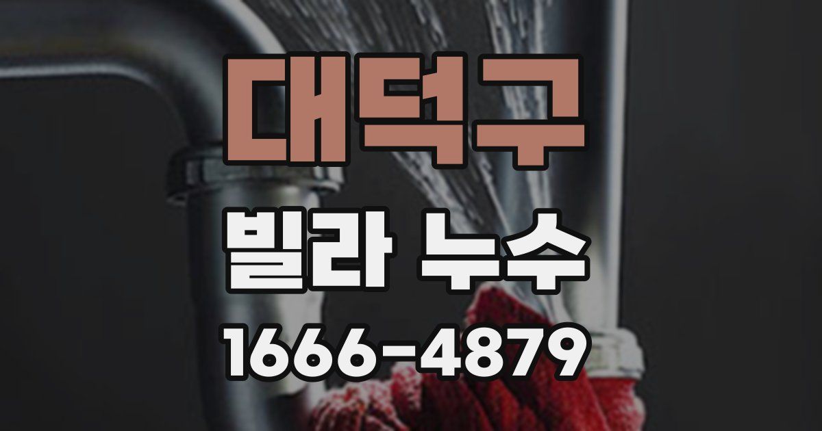 대덕구 빌라 누수