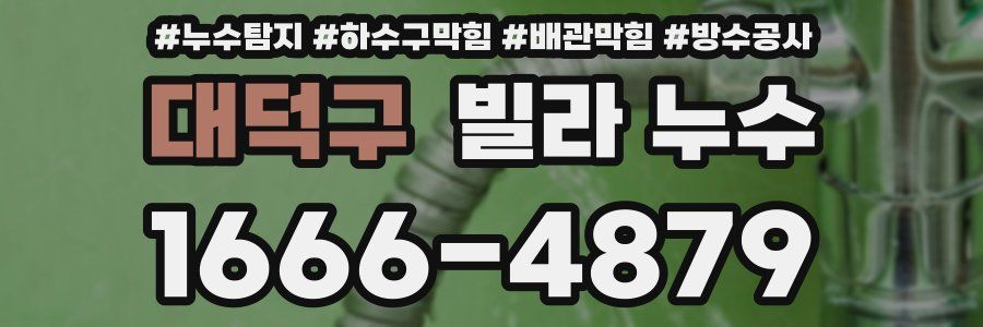 대덕구 빌라 누수