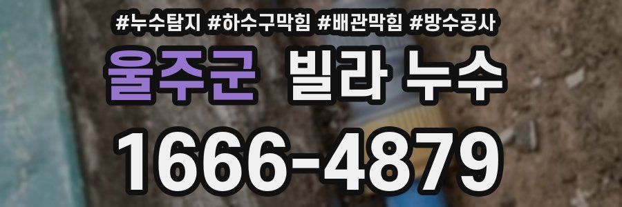 울주군 빌라 누수