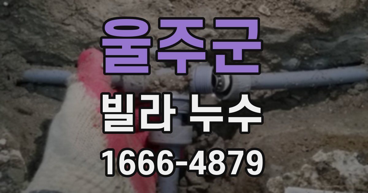 울주군 빌라 누수