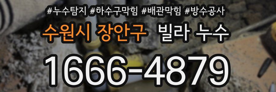 수원시 장안구 빌라 누수