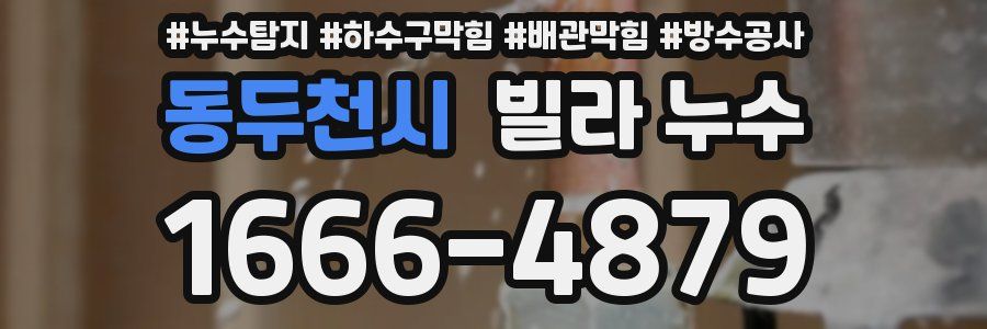 동두천시 빌라 누수