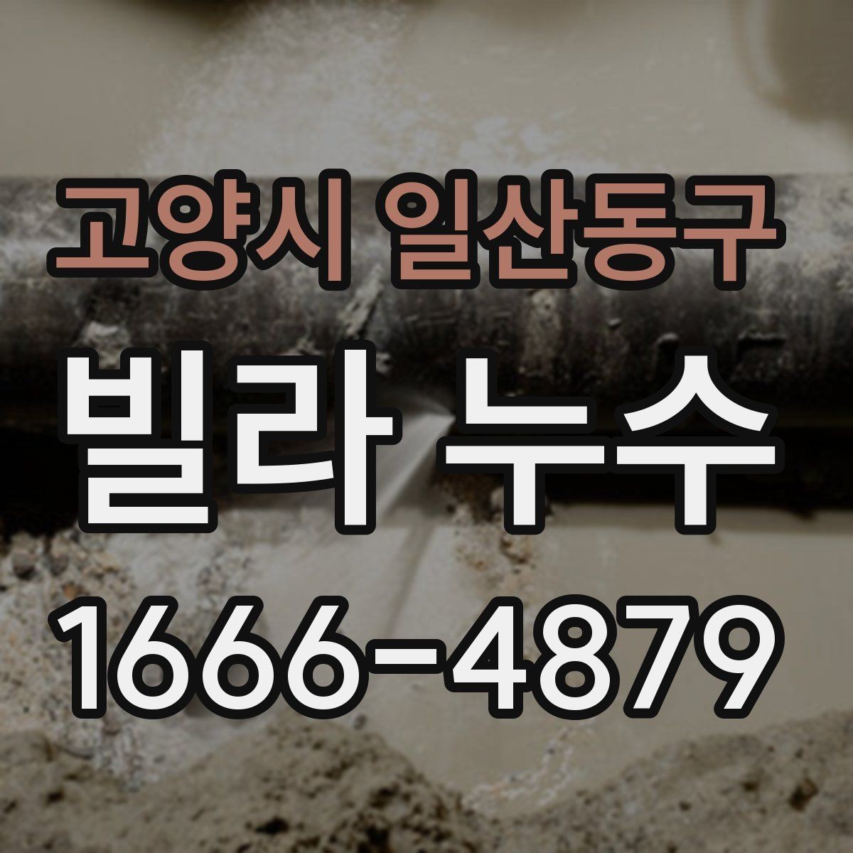 고양시 일산동구 빌라 누수 장비 탐지 전에 확인할 부분