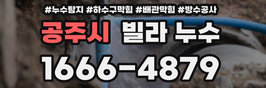 공주시 빌라 누수