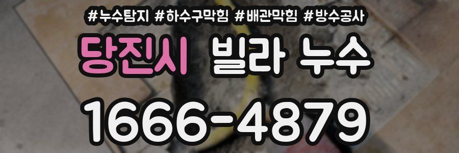 당진시 빌라 누수