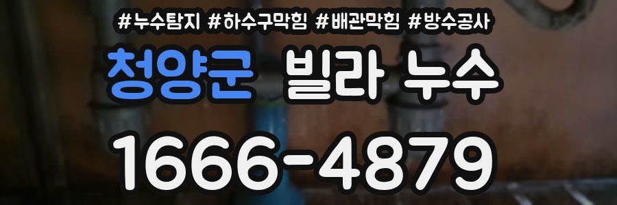 청양군 빌라 누수
