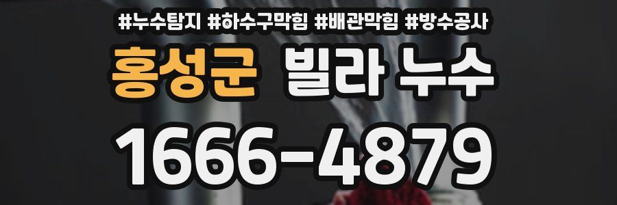 홍성군 빌라 누수
