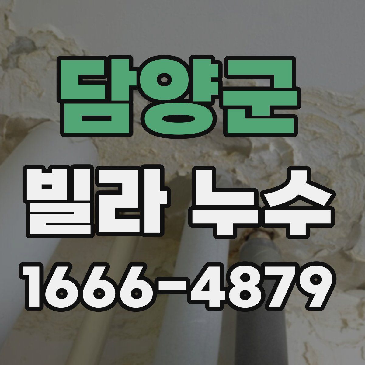 담양군 빌라 누수