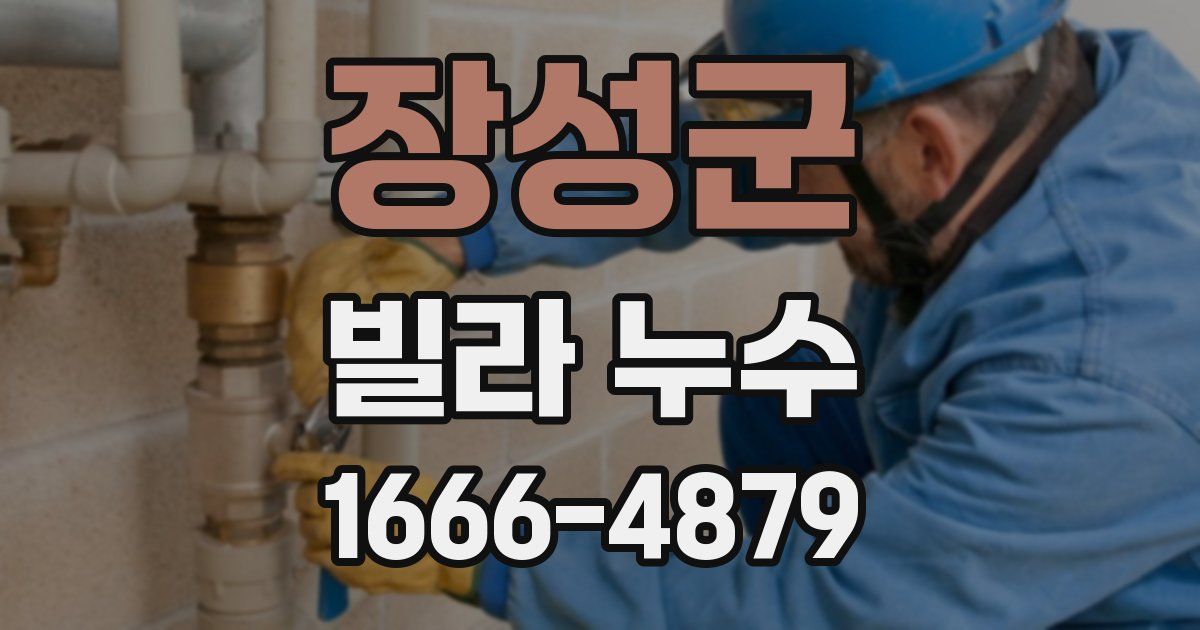 장성군 빌라 누수