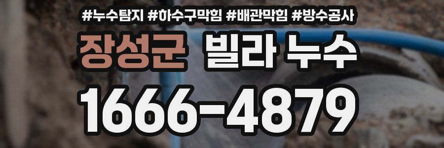장성군 빌라 누수