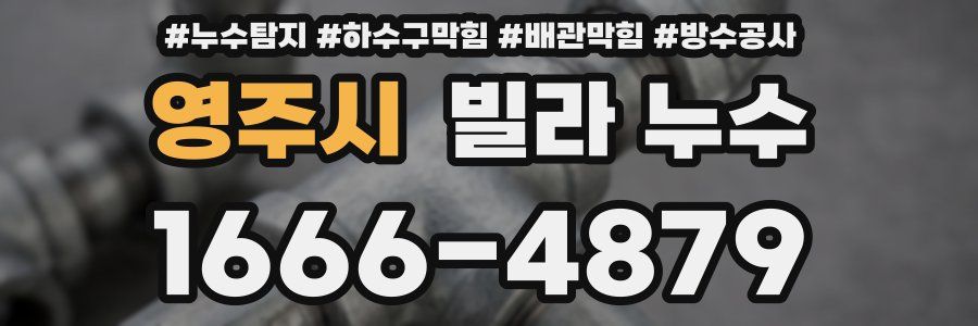 영주시 빌라 누수