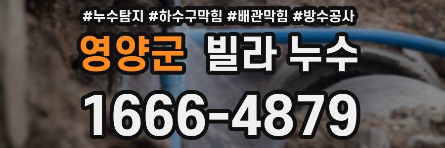 영양군 빌라 누수