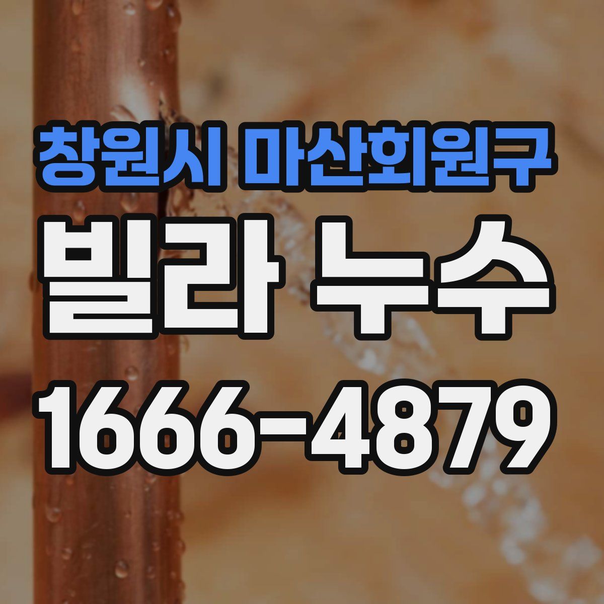 창원시 마산회원구 빌라 누수