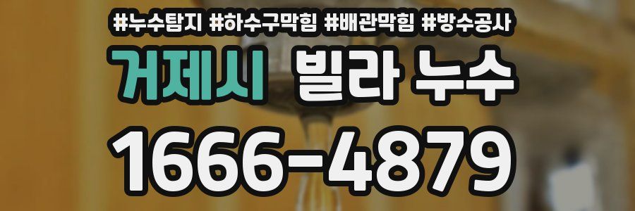 거제시 빌라 누수