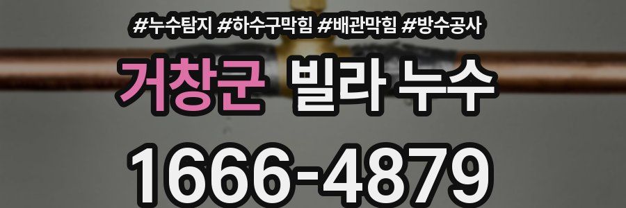 거창군 빌라 누수