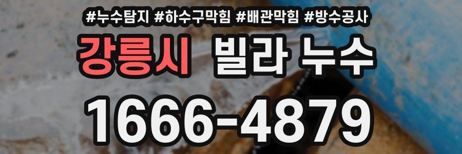 강릉시 빌라 누수