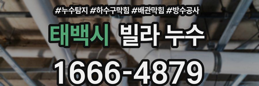 태백시 빌라 누수