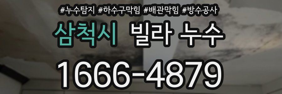 삼척시 빌라 누수