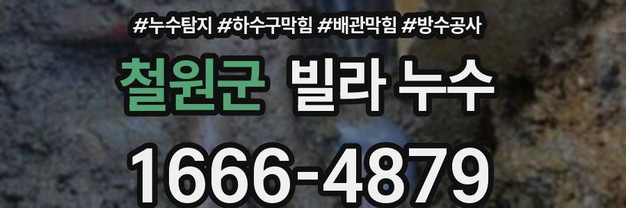 철원군 빌라 누수