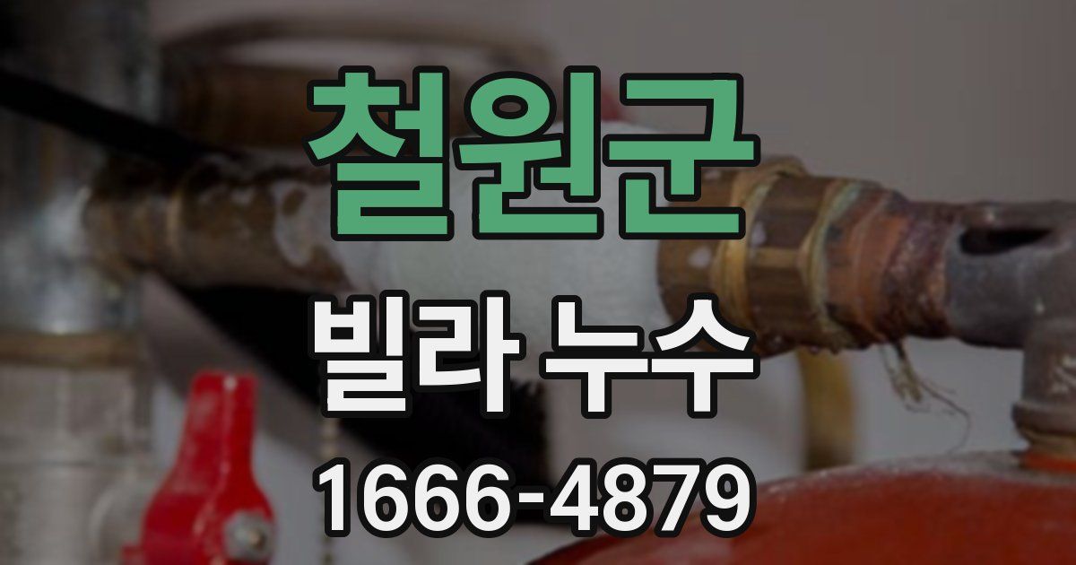 철원군 빌라 누수