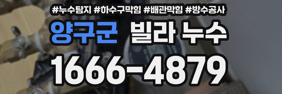 양구군 빌라 누수