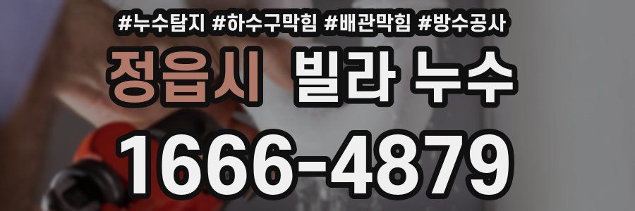 정읍시 빌라 누수
