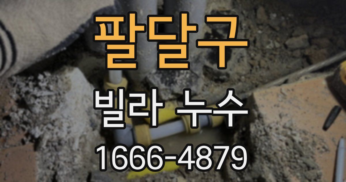 팔달구 빌라 누수
