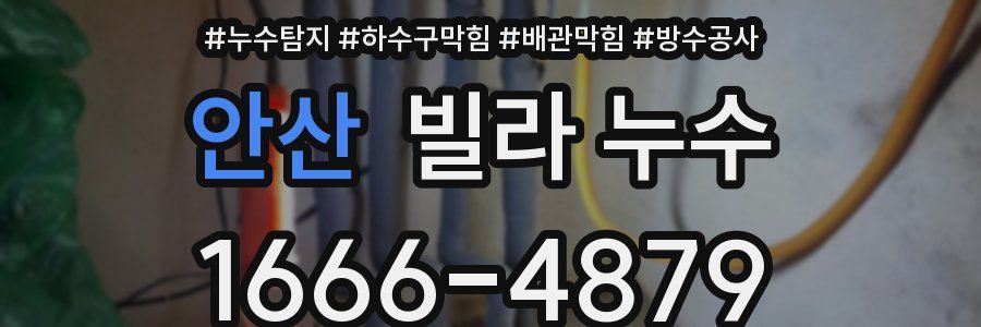 안산 빌라 누수