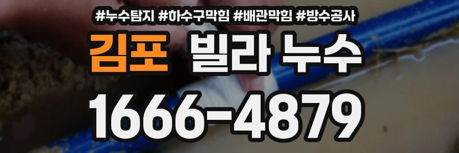 김포 빌라 누수