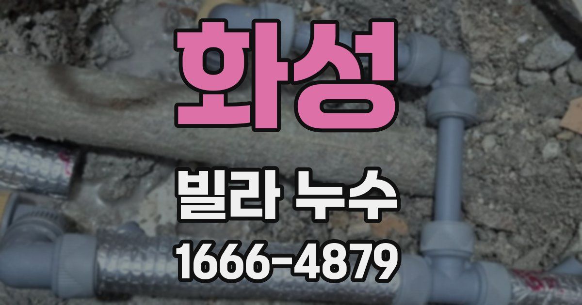 화성 빌라 누수