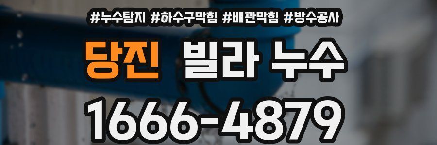 당진 빌라 누수