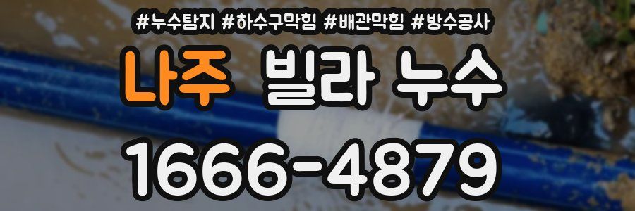 나주 빌라 누수