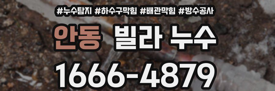 안동 빌라 누수