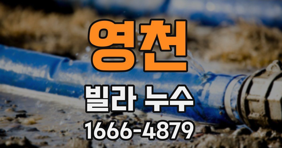 영천 빌라 누수