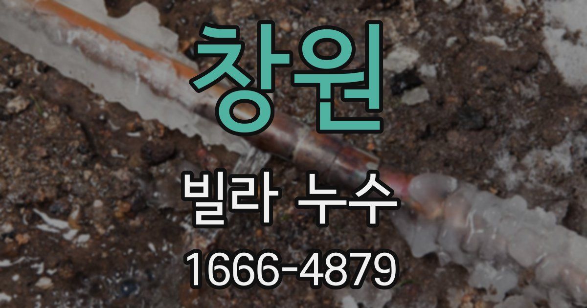 창원 빌라 누수