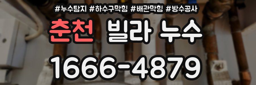 춘천 빌라 누수