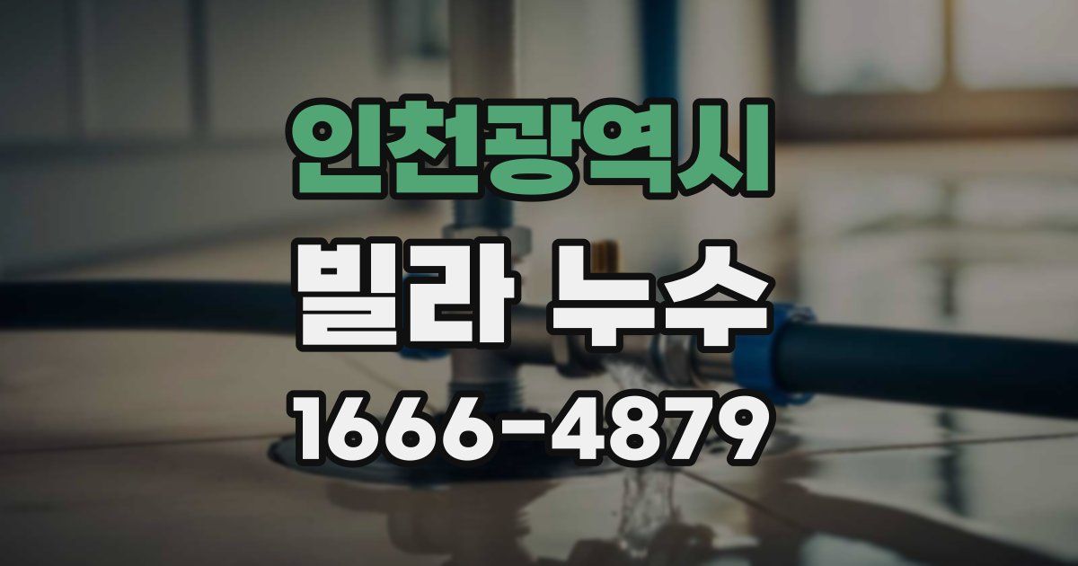 인천광역시 빌라 누수